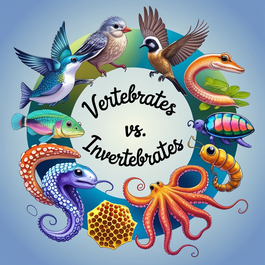 Vertebrates vs. Invertebrates