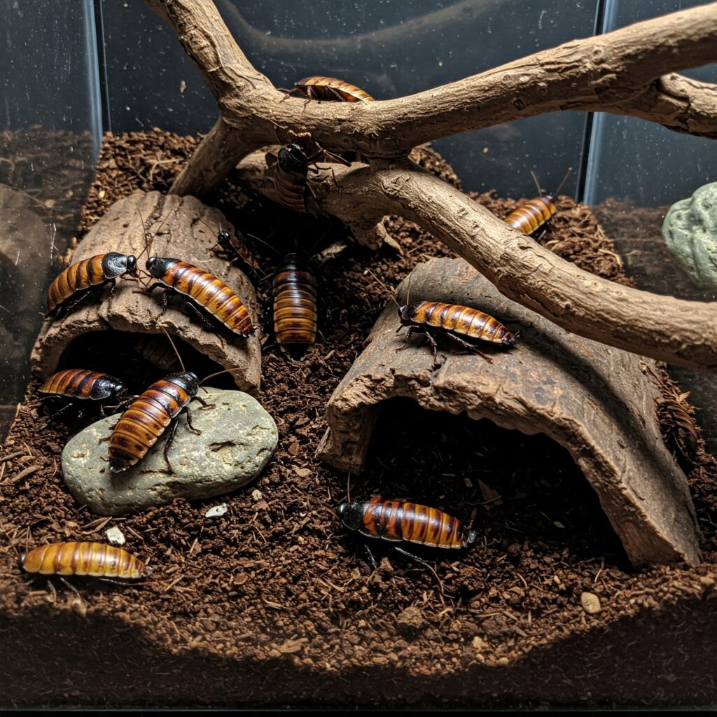 cucarachas gigantes de madagascar Gromphadorhina portentosa