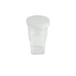 Flacon plastique 25 ml avec bouchon à pression 