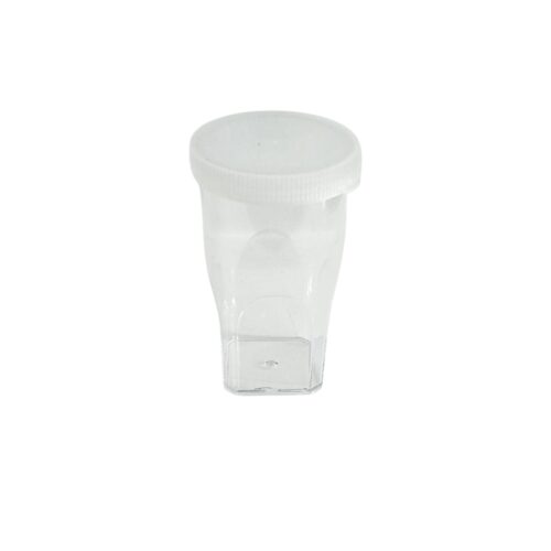 Flacon plastique 25 ml avec bouchon à pression
