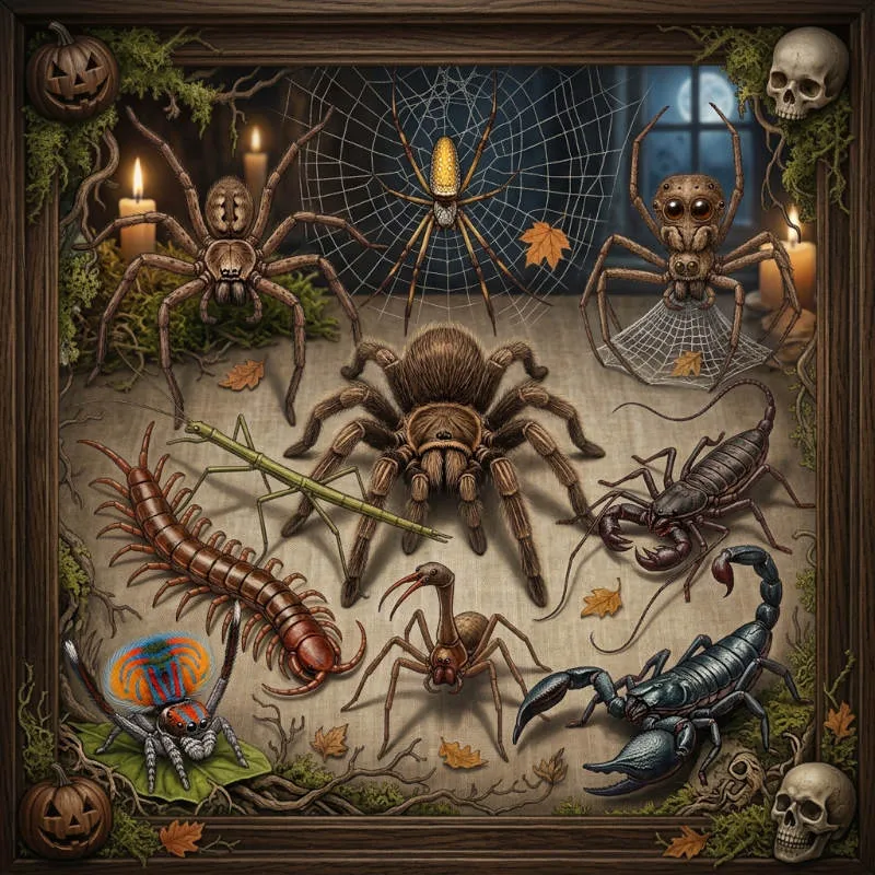 🕷️ Descubre 10 artrópodos reales que parecen sacados de Halloween: arañas, escorpiones e insectos tan extraños que parecen criaturas sobrenaturales. 🎃